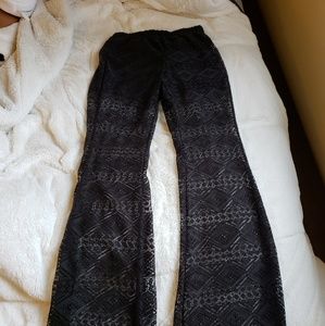 Mesh Black Pants
